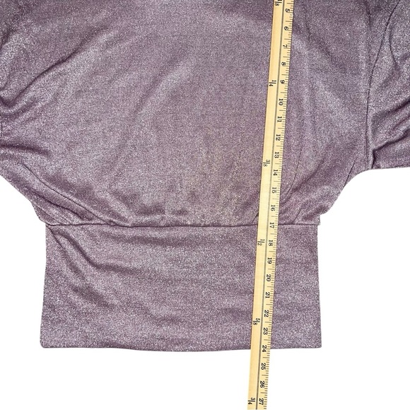 Free People Glam Glitter shirt size large - Picture 7 of 7